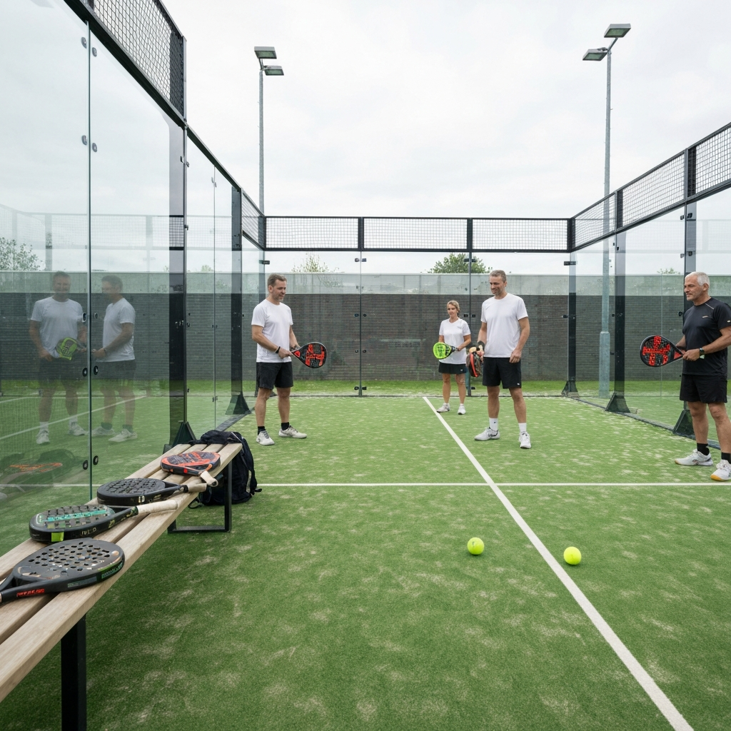 Beginners bereiden eerste padelpot voor