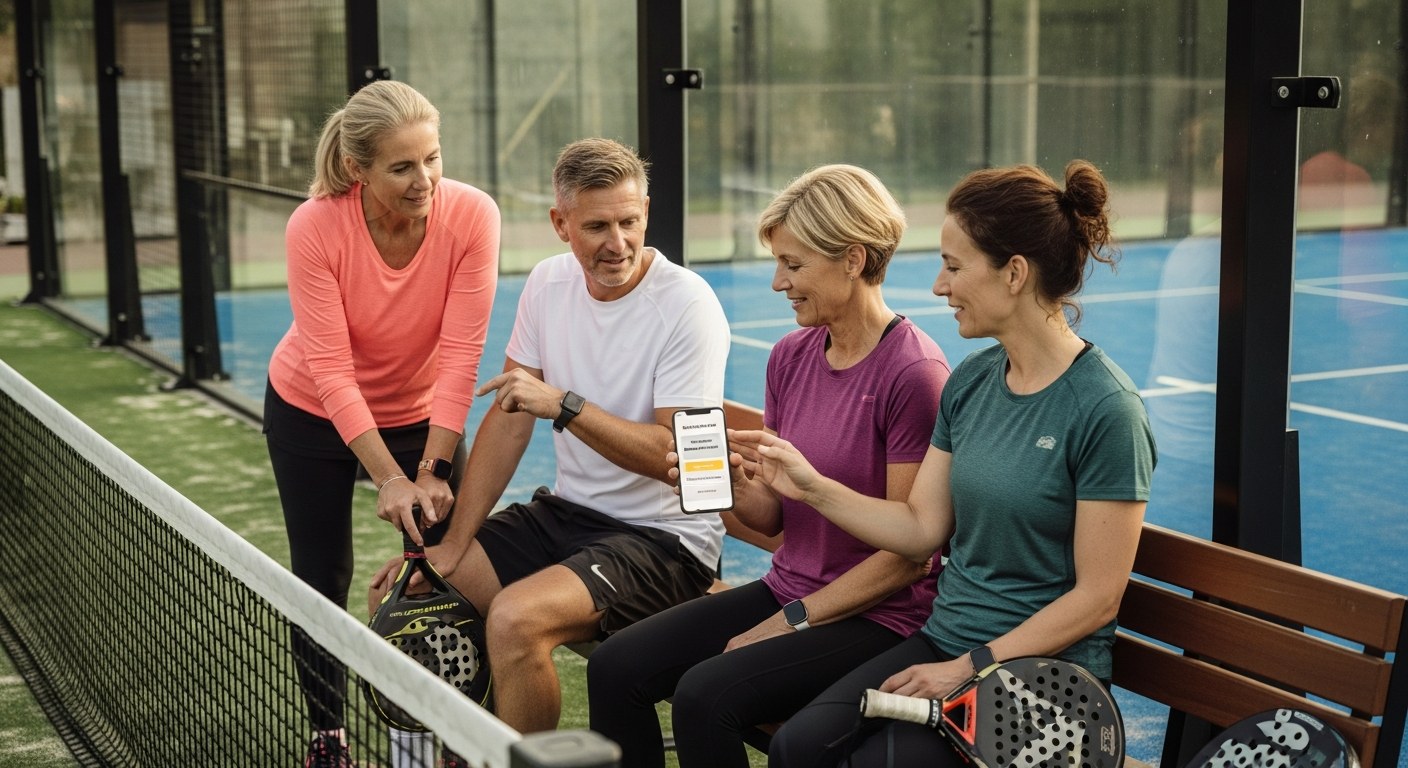 Eén speler bevestigt de boeking voor het hele team