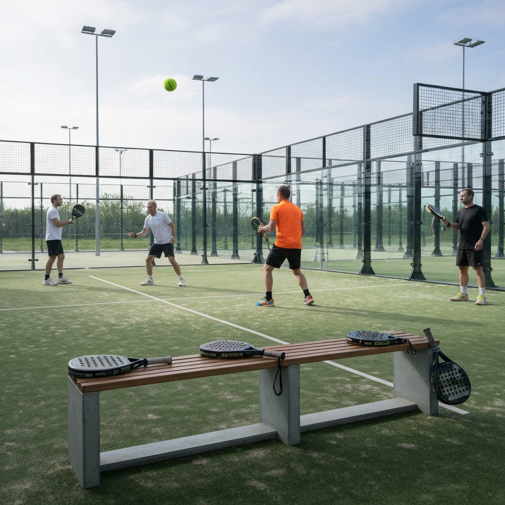 Beginners bouwen samen een padelroutine op